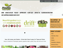 Tablet Screenshot of newlifenursery1.net